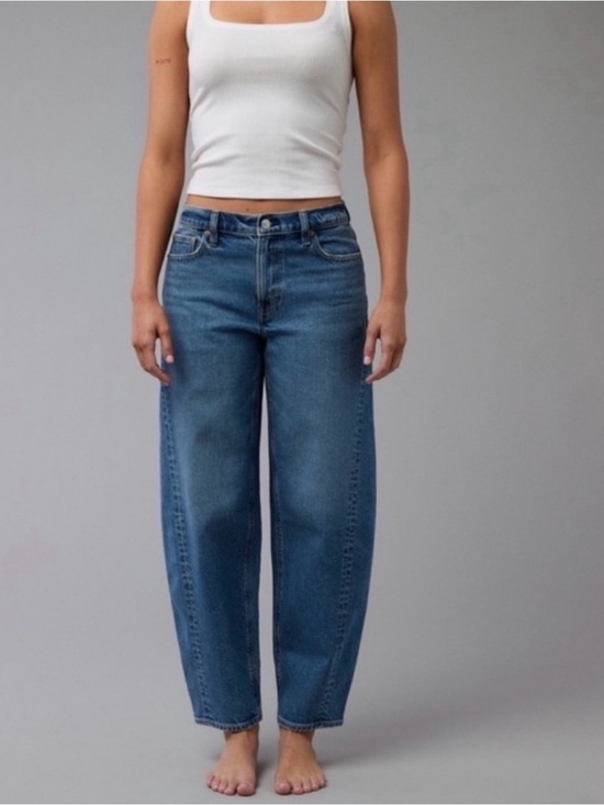 American Eagle Outfitters Denim - NWT American Eagle Dreamy Drape Barrel Size 14